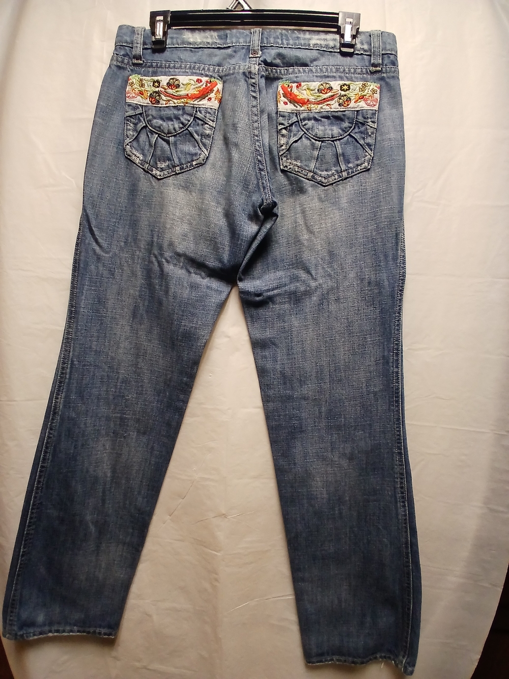 Joe's Jeans Women’s Light Blue Embroidered Pocket Jeans